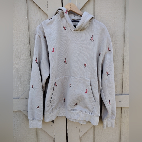 Nike AIR JORDAN Essential Holiday Jumpman Hoodie DV9392-206 Rattan Mens Size M - Picture 1 of 8